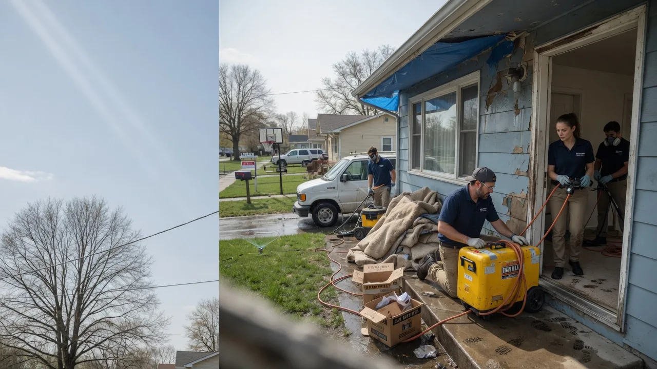 Basement Flood Cleanup in Wathena, KS near me
